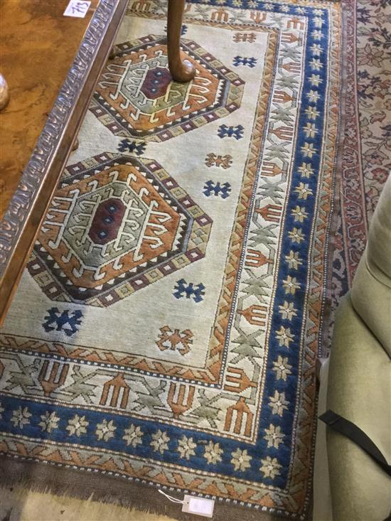 Caucasian blue ground rug